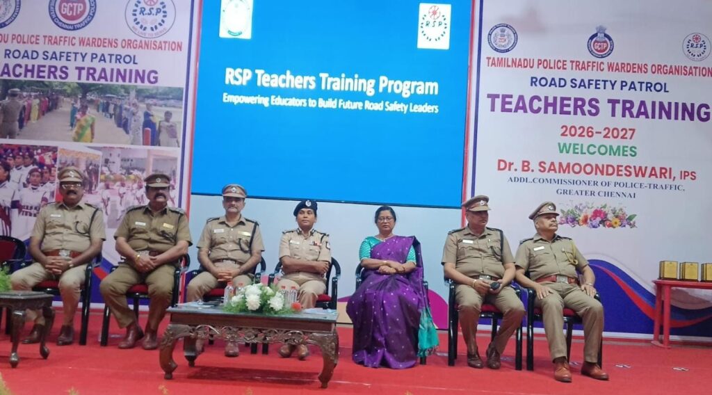 சென்னை மாநகரில் 300 பள்ளிகளைச் சேர்ந்த 250-க்கும் மேற்பட்ட சாலை பாதுகாப்பு ரோந்து ஒருங்கிணைப்பாளர்களுக்கு பயிற்சி!