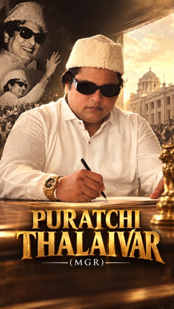 எம்.ஜி.ஆரின் வாழ்க்கை வரலாறு“புரட்சித்தலைவர் எம்.ஜி.ஆர்.” என்ற தலைப்பில் முதன்முறையாக திரைப்படமாகிறது!
